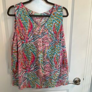 Vibrant Multicolor Sleeveless Top Anthony’s xl